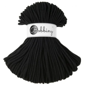 Bobbiny Czarny 5mm (pleciony)