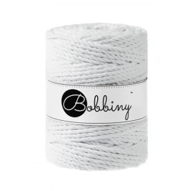Bobbiny Biały 5 mm (3PLY)