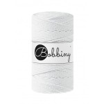 Bobbiny Biały 3 mm (3PLY)