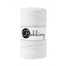 Bobbiny Biały 3 mm (3PLY)
