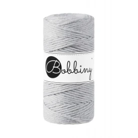 Bobbiny Jasny szary 3 mm (skręcany)