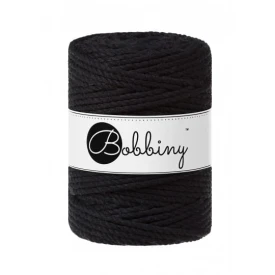 Bobbiny Czarny 5 mm (3PLY)